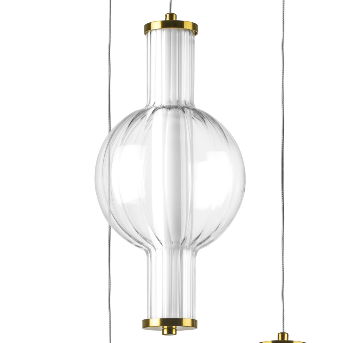 в наличии 800133 Люстра BOTTO LED 3х6W 1820LM ЛАТУНЬ/ПРОЗРАЧНЫЙ/БЕЛЫЙ 3000K - купить в интернет-магазине Светильники Торг