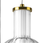 в наличии 800133 Люстра BOTTO LED 3х6W 1820LM ЛАТУНЬ/ПРОЗРАЧНЫЙ/БЕЛЫЙ 3000K - купить в интернет-магазине Светильники Торг