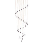 в наличии 757361 Люстра CONE LED 180W 9000LM КОФЕЙНЫЙ/БЕЛЫЙ/ПРОЗРАЧНЫЙ 3000K - купить в интернет-магазине Светильники Торг