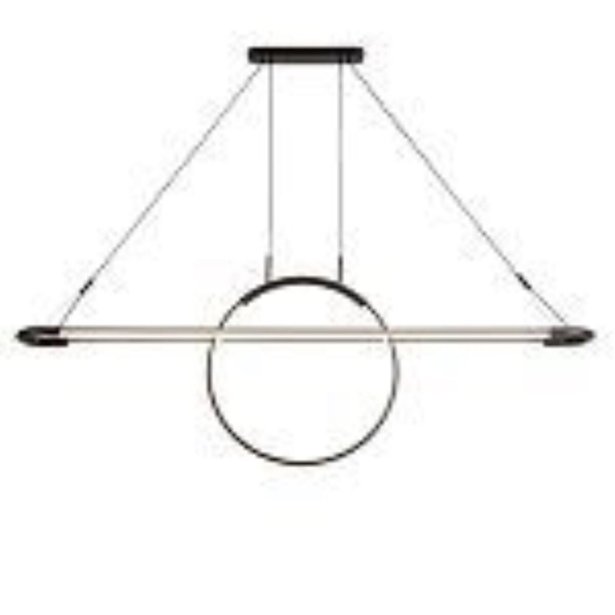 4587-12P, подвесная люстра, L1200xW115xH600/1500, LEDx58W, 4640LM, 4000K, included — изображение 1