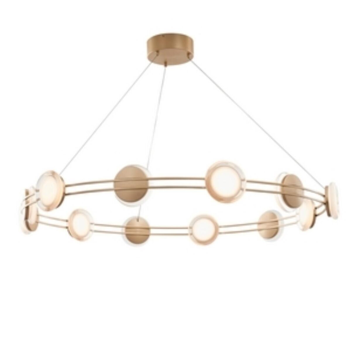 4334-12P, подвесная люстра, D1000xH175/1800, 12xLEDx4W, 3840LM, 4000K, included — изображение 1