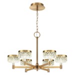 5032/36L L-VISION ODL24 000 античн.бронза/металл/акрил Люстра LED 36W 4000K 2596лм FIVRE — изображение 2