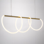 в наличии 637093 Люстра CORINTO 45W LED 3170LM ЗОЛОТО 3000K IP20 - купить в интернет-магазине Светильники Торг