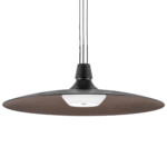 в наличии 737427 Люстра EMISFERO 19W LED 1347LM 130G ЧЕРНЫЙ/МЕДЬ 3000K - купить в интернет-магазине Светильники Торг