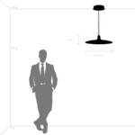 в наличии 737427 Люстра EMISFERO 19W LED 1347LM 130G ЧЕРНЫЙ/МЕДЬ 3000K - купить в интернет-магазине Светильники Торг