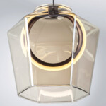 в наличии 796113 Люстра CARAMELLO LED 6W 110LM КОФЕЙНЫЙ/КОНЬЯК 3000K - купить в интернет-магазине Светильники Торг