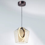 в наличии 796113 Люстра CARAMELLO LED 6W 110LM КОФЕЙНЫЙ/КОНЬЯК 3000K - купить в интернет-магазине Светильники Торг