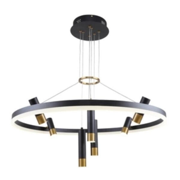 3097-8P, подвесная люстра, D800xH600/1000, LEDx48W + 7xLEDx3W, 4690LM, 4000K, included