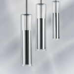 в наличии 756014 Люстра CILINO 1х40W GU10 ХРОМ - купить в интернет-магазине Светильники Торг