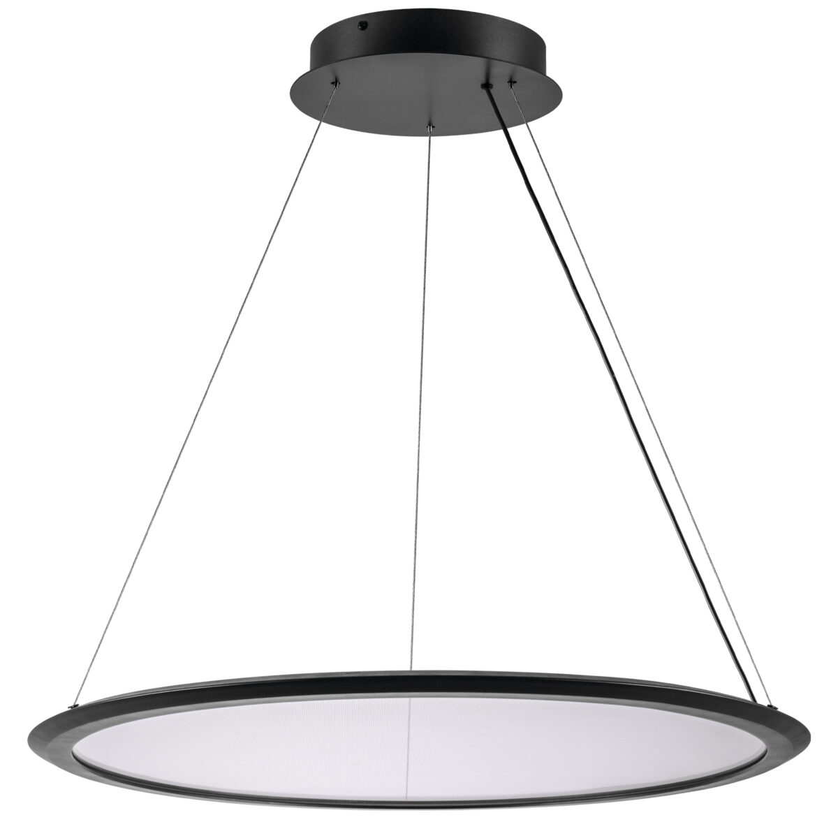 736367 Люстра ROTONDA 30W LED 2059LM 130G ЧЕРНЫЙ 3000K — изображение 1