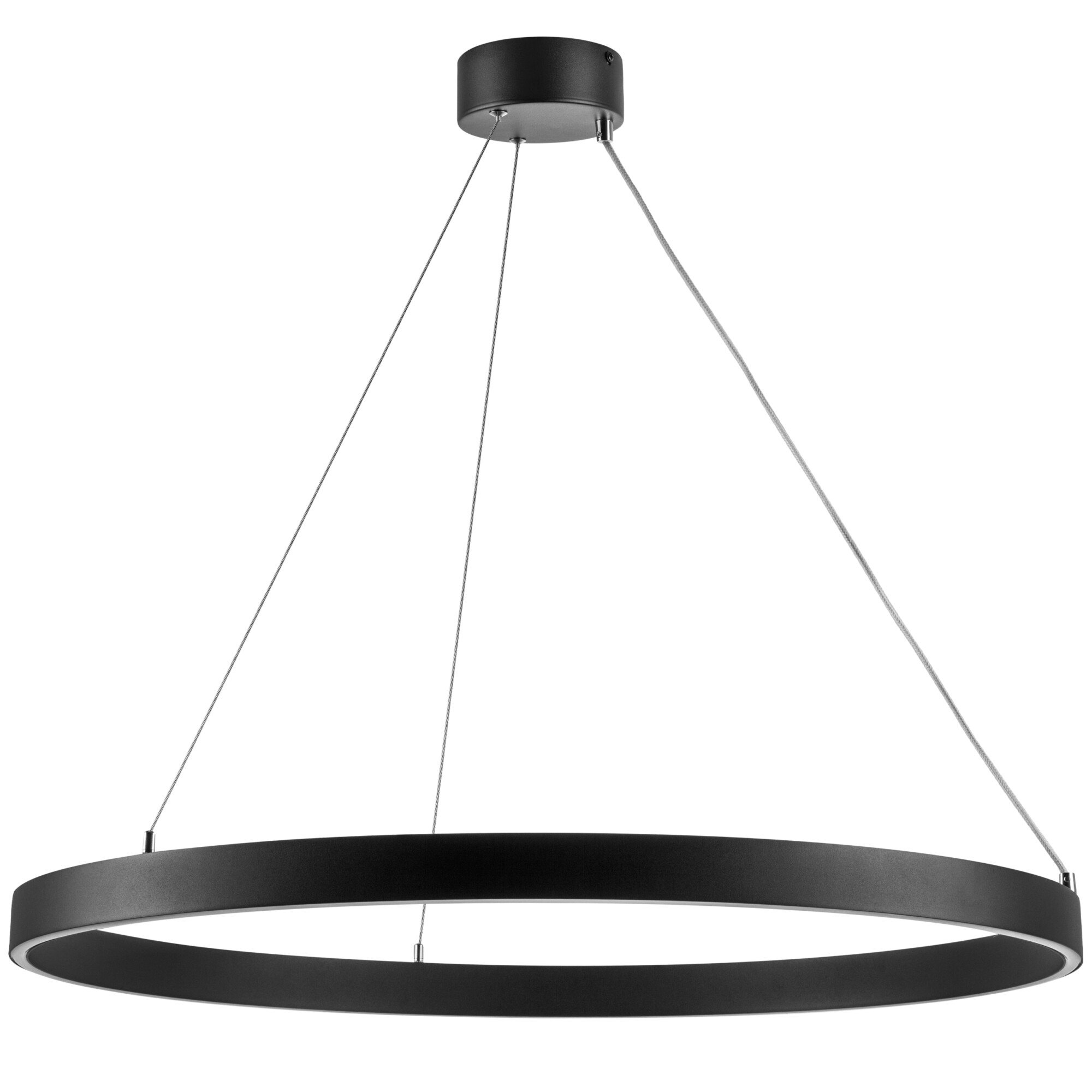 в наличии 748037 Люстра SATURNO LED 48W 3500LM 70G ЧЕРНЫЙ 3000-6000K - купить в интернет-магазине Светильники Торг