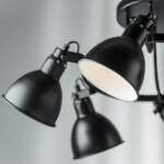 в наличии 761067 Люстра ACROBATA 6х40W E14 ЧЕРНЫЙ - купить в интернет-магазине Светильники Торг