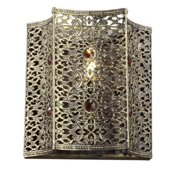 1624-1W, настенный светильник, D125xW205xH215, 1xE14x40W, excluded