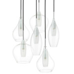 803061 Подвес PENTOLA 6х25W G9 ХРОМ/ПРОЗРАЧНЫЙ — изображение 3