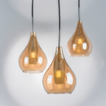 803033 Подвес PENTOLA 1х25W G9 ХРОМ/ЯНТАРЬ — изображение 3