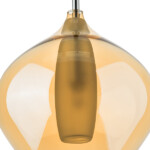 803043 Подвес PENTOLA 1х25W G9 ХРОМ/ЯНТАРЬ — изображение 2