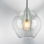 803041 Подвес PENTOLA 1х25W G9 ХРОМ/ПРОЗРАЧНЫЙ — изображение 2