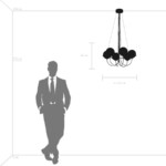 в наличии 803263 Люстра GLOBO 6х40W E14 ШАМПАНЬ/БЕЛЫЙ - купить в интернет-магазине Светильники Торг