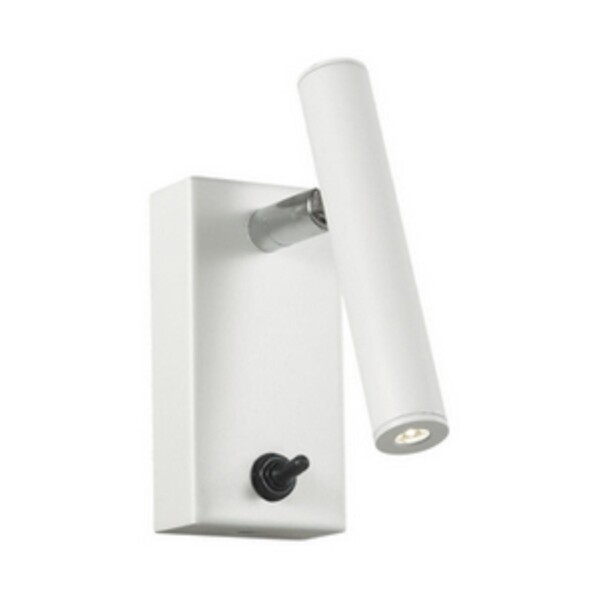 2122-1W, настенный светильник, D100xW50xH115, LEDx3W, 155LM, 3000K, included