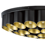 в наличии 720407 Люстра SIENA 40х40W G9 ЧЕРНЫЙ/ЗОЛОТО - купить в интернет-магазине Светильники Торг