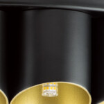 в наличии 720407 Люстра SIENA 40х40W G9 ЧЕРНЫЙ/ЗОЛОТО - купить в интернет-магазине Светильники Торг