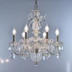 в наличии 790064 Люстра SCHON 6x60W E14 Серебро - купить в интернет-магазине Светильники Торг