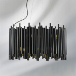 в наличии 816107 Люстра SAVONA 10х40W G9 ЧЕРНЫЙ - купить в интернет-магазине Светильники Торг