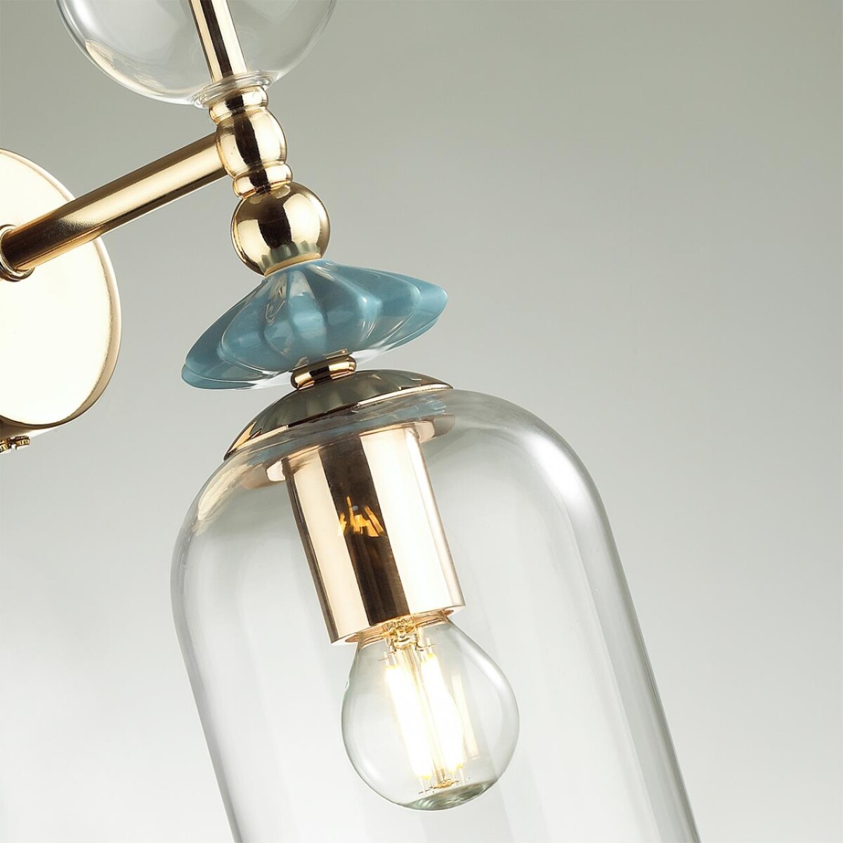 4855/1WA CLASSIC ODL_EX21 135 золото/разноцветн./керамика/стекло Бра E14 1*40W BIZET — изображение 7