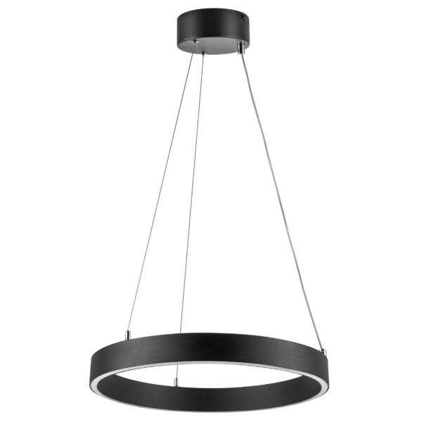 в наличии 748017 Люстра SATURNO LED 24W 1600LM 70G ЧЕРНЫЙ 3000-6000K - купить в интернет-магазине Светильники Торг