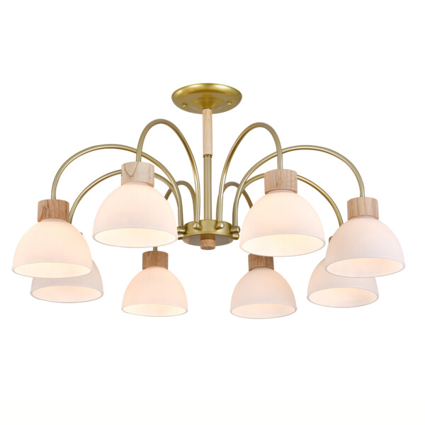 в наличии 150005/8R E27*60W Gold/Wood - купить в интернет-магазине Светильники Торг