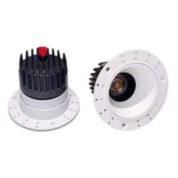 4425-1C, врезной светильник под штукатурку, D145xH75, cutout:D75, LEDx12W, 1020LM, 3000K, IP20, CRI>90, beam angle:36, included