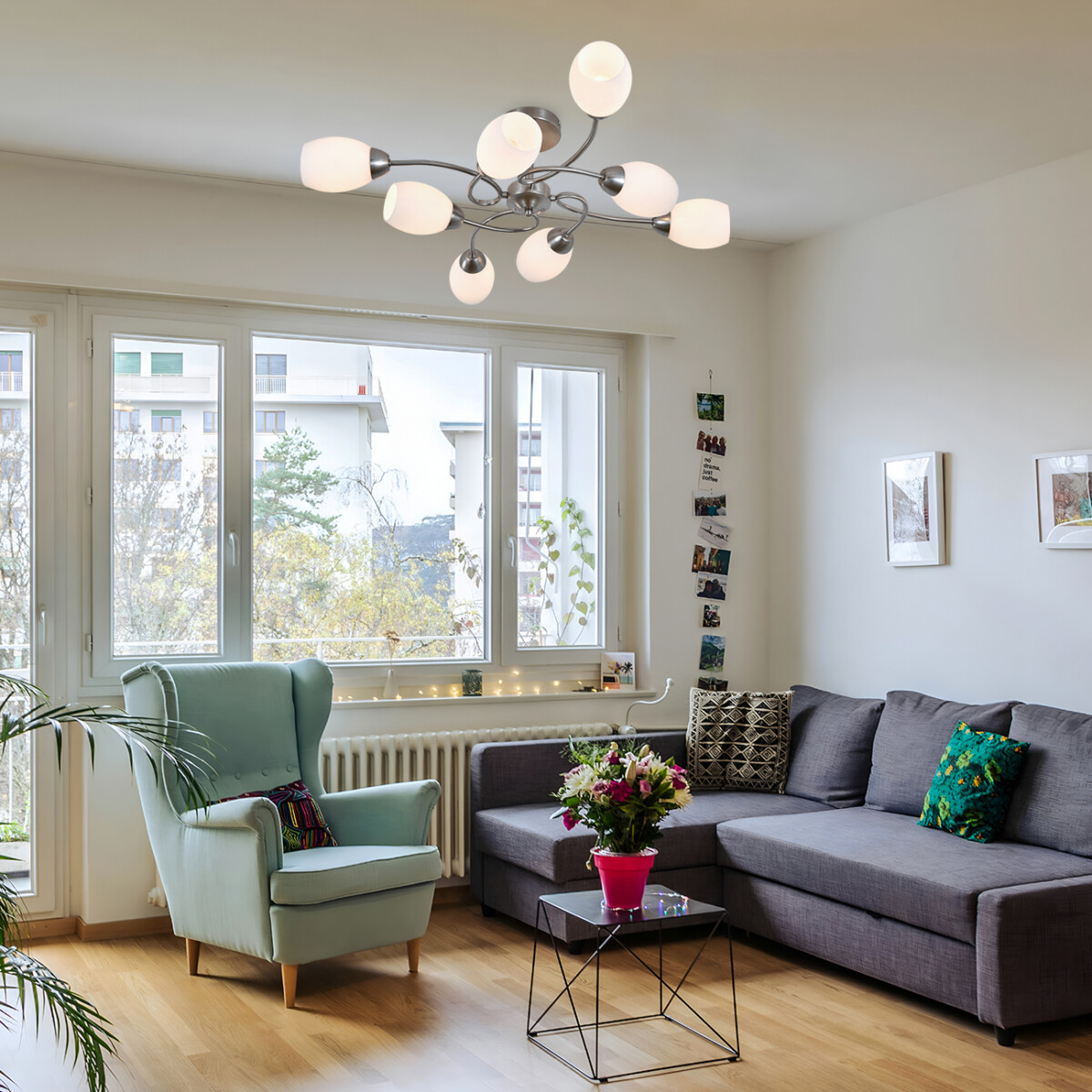 в наличии 150007/8R E27*60W Satin nickel - купить в интернет-магазине Светильники Торг