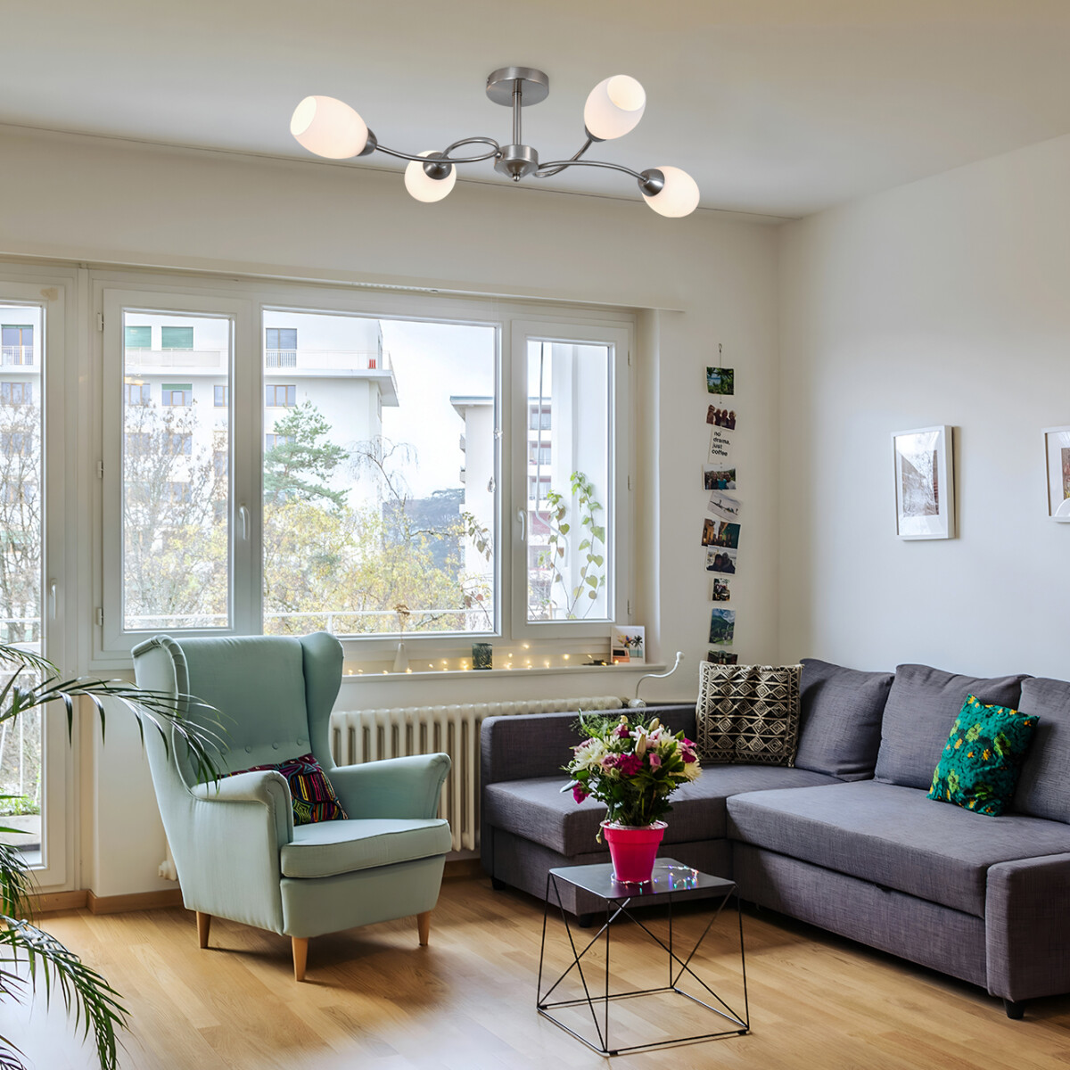 в наличии 150007/4R E27*60W Satin nickel - купить в интернет-магазине Светильники Торг