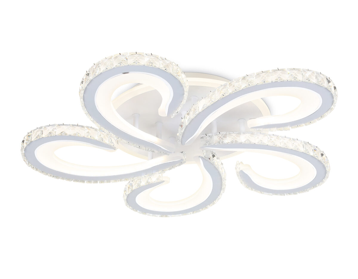 FA1703/5 WH/CH белый/хром 149W 3000K-6400K 540*540*90 (ПДУ РАДИО 2.4G) — изображение 1