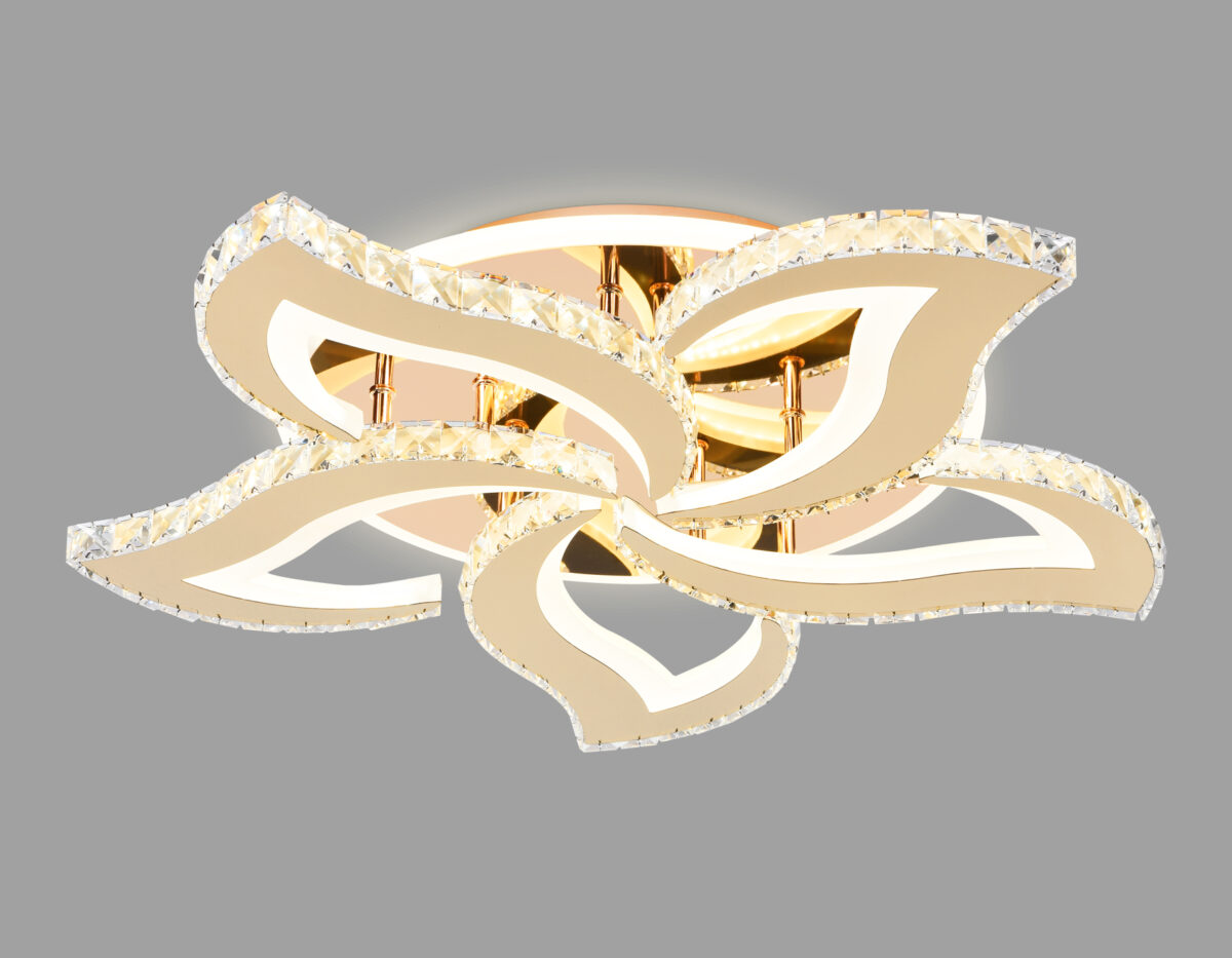 FA1724/5 GD золото 3000K/4200K/6400K 113W 630*600*100 (ПДУ РАДИО 2.4G) — изображение 5