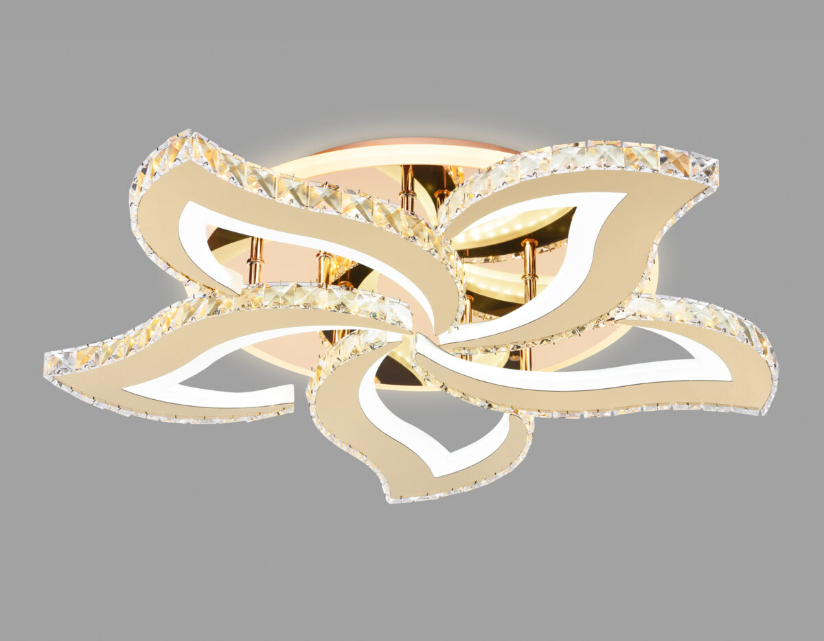 FA1724/5 GD золото 3000K/4200K/6400K 113W 630*600*100 (ПДУ РАДИО 2.4G) — изображение 7