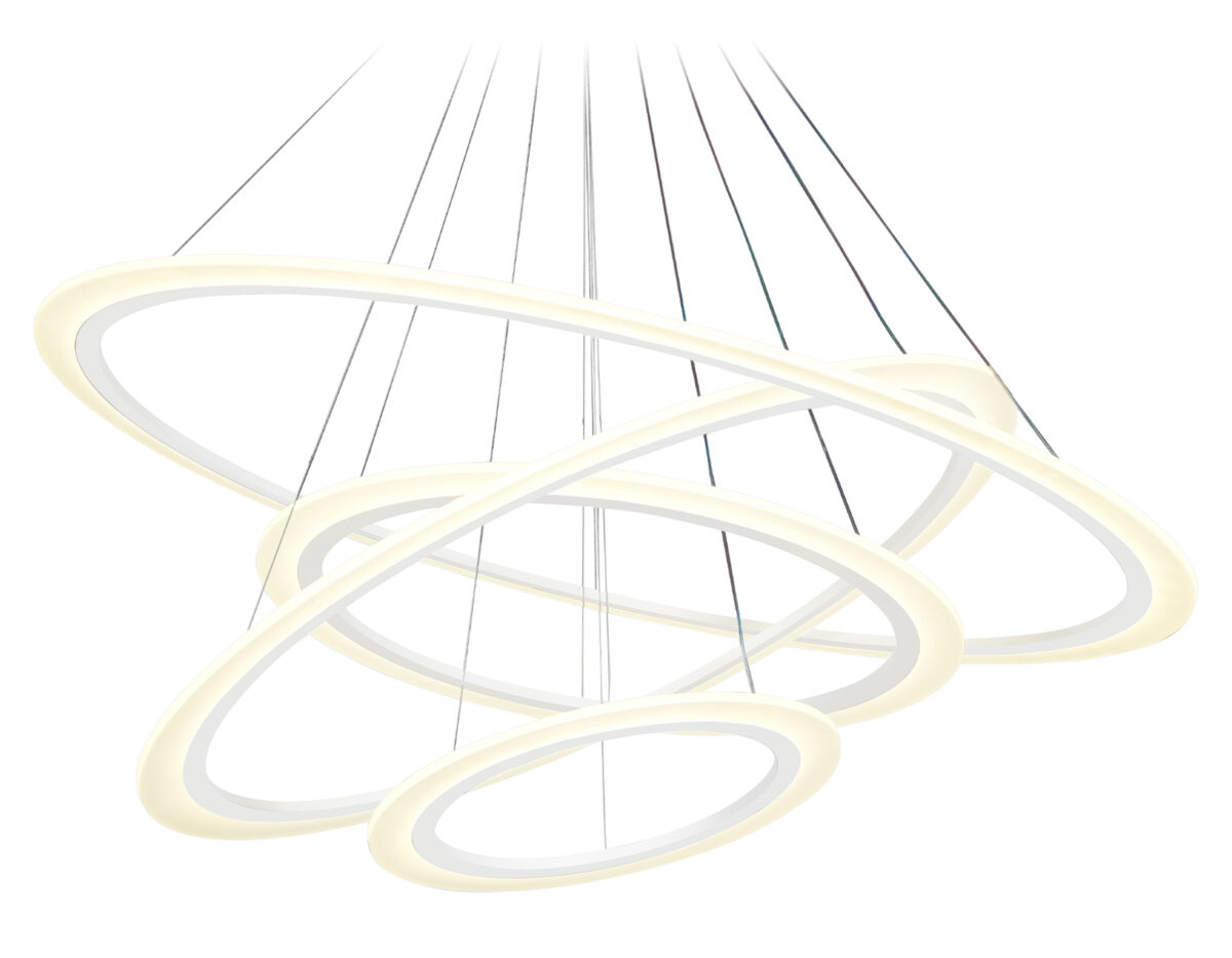 FA4363/4 WH белый 235W 3000K/4200K/6400K D1000*870 (ПДУ РАДИО 2.4G) — изображение 1