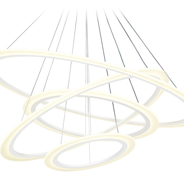 FA4363/4 WH белый 235W 3000K/4200K/6400K D1000*870 (ПДУ РАДИО 2.4G)