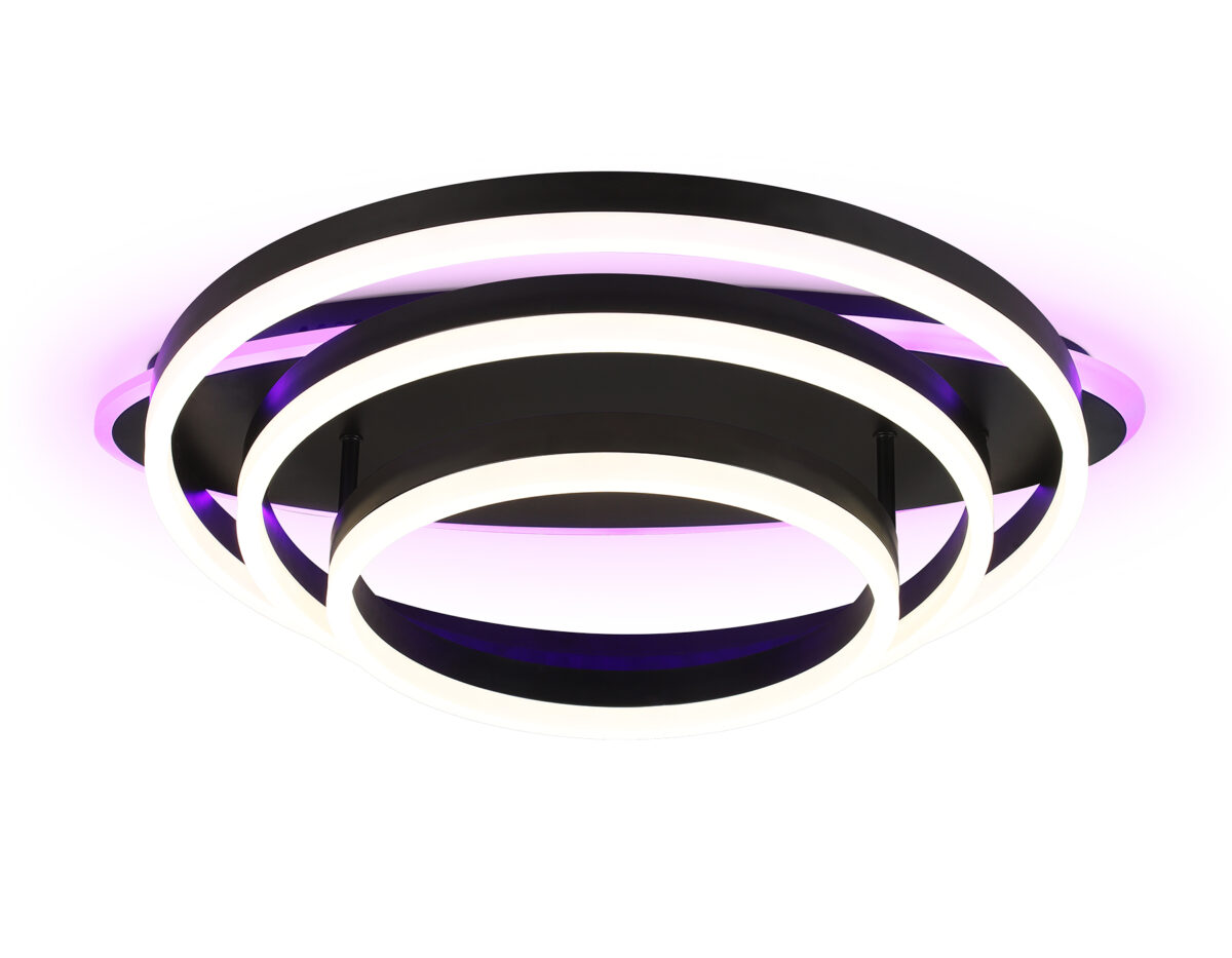 FA8524 BK черный 146W 3000K-6400K+RGB 560*500*150 (ПДУ РАДИО 2.4G) — изображение 1