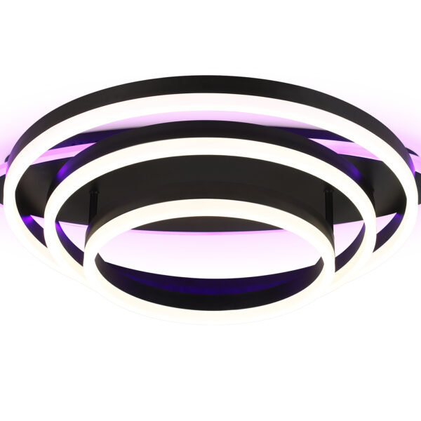 FA8524 BK черный 146W 3000K-6400K+RGB 560*500*150 (ПДУ РАДИО 2.4G)