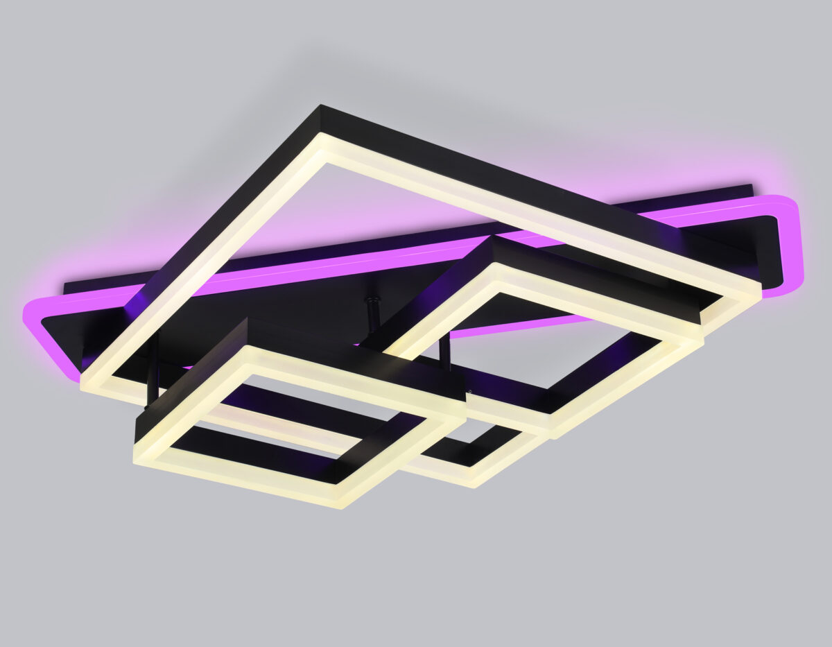 FA8533 BK черный 132W 3000K-6400K+RGB 630*570*160 (ПДУ РАДИО 2.4G) — изображение 4