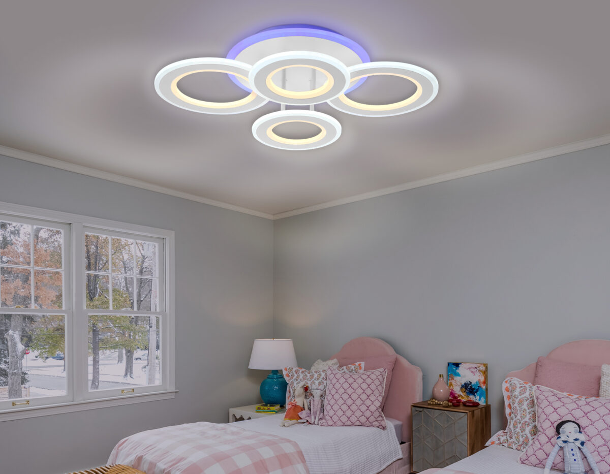 FA8801 WH белый 123W 570*420*130 (ПДУ РАДИО 2.4) — изображение 2