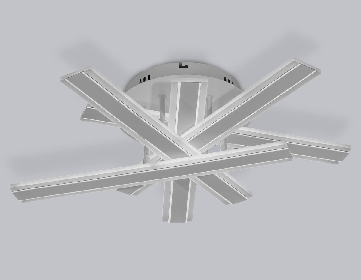 FA8903 WH/CH белый/хром 132W 3000-6400K 620*590*150 (ПДУ РАДИО 2.4G) — изображение 6