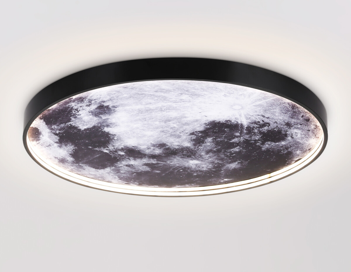 в наличии FW11114 BK черный 38W LED 3000-6400K D600*38 - купить в интернет-магазине Светильники Торг