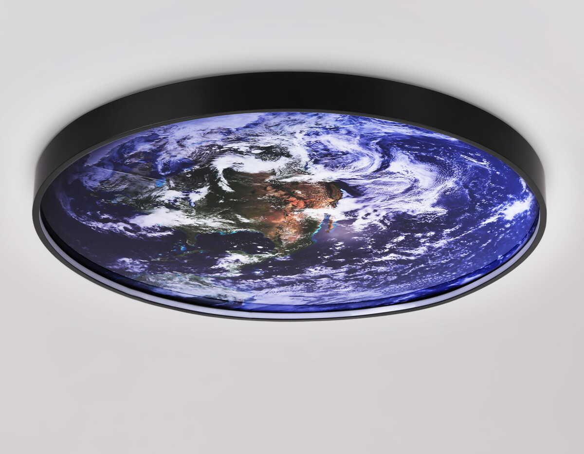 в наличии FW11135 BK черный 38W LED 3000-6400K D600*38 - купить в интернет-магазине Светильники Торг