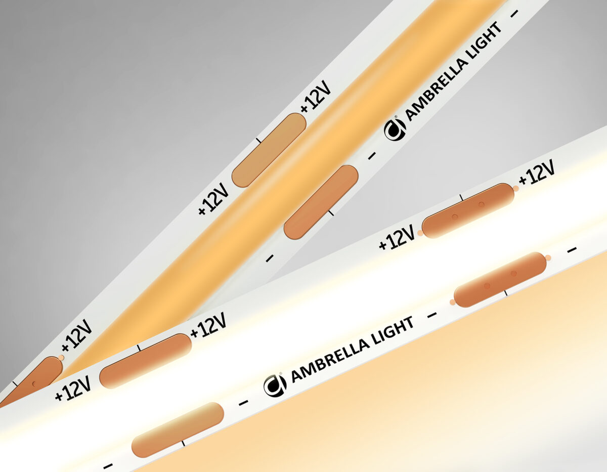 GS2601 COB 320Led/ 10W m/ 12V IP20 3000K/ 5000*8*1.54mm (2 конт.) — изображение 1