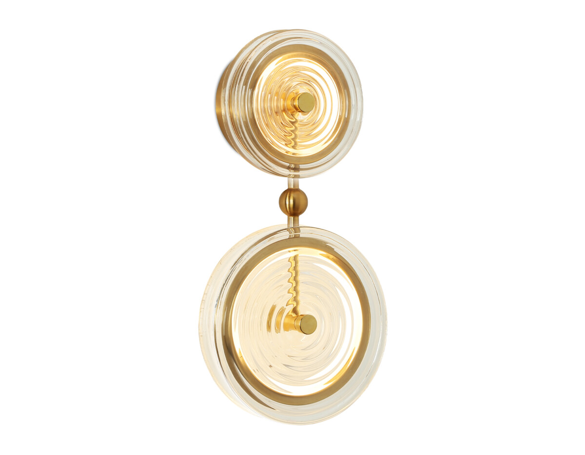 в наличии LH31118/2 BS/CL латунь/прозрачный 15W 3000K 200*90*390 - купить в интернет-магазине Светильники Торг