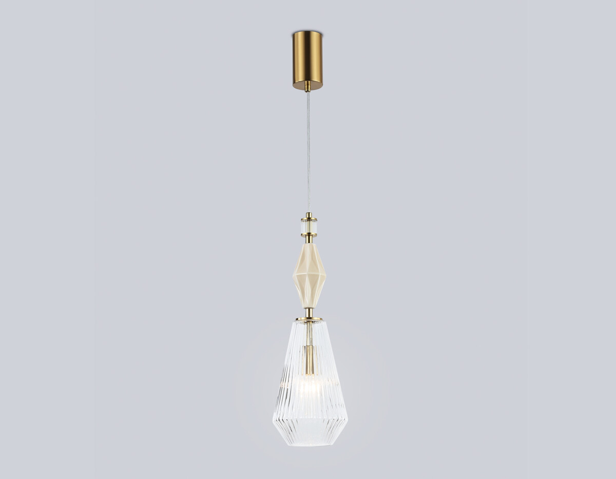 в наличии LH53181 BS/CL латунь/прозрачный E14 max 40W D140*1950 - купить в интернет-магазине Светильники Торг