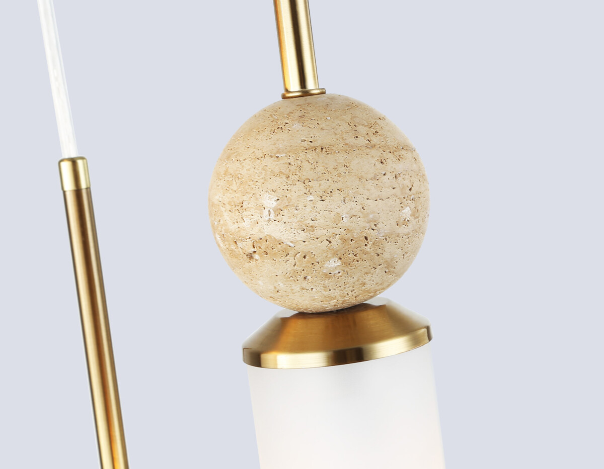 в наличии LH53257/3 BS/FR латунь/белый матовый E14*3 max 40W D230*1000 - купить в интернет-магазине Светильники Торг