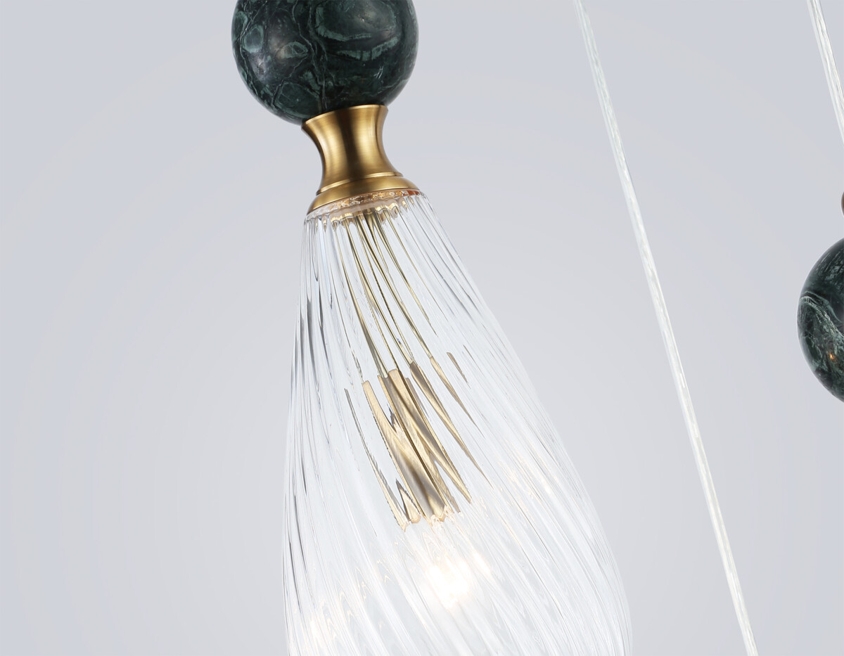 в наличии LH53290/3 BS/CL латунь/прозрачный E14*3 max 40W D335*2150 - купить в интернет-магазине Светильники Торг